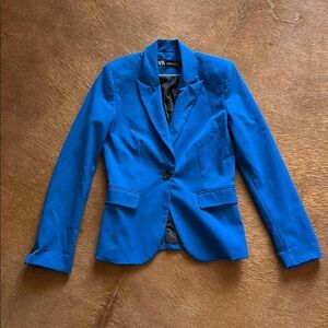 Vibrant Blue Blazer